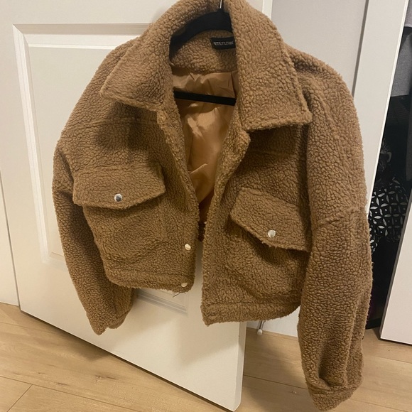 Sherpa cropped jacket - Picture 1 of 2